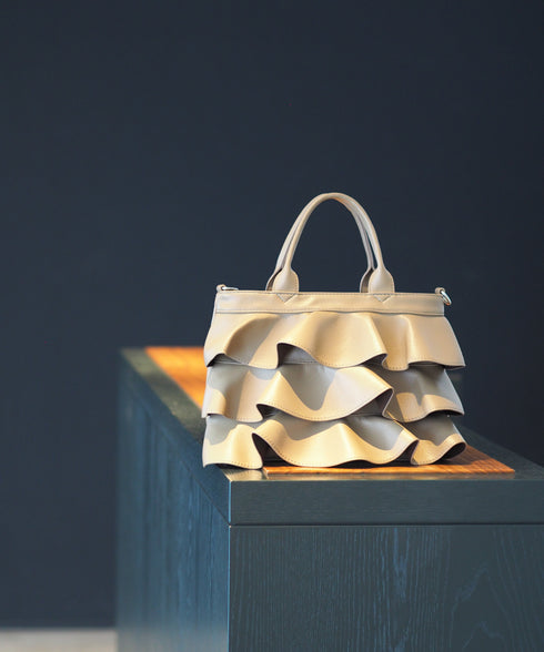 【雑誌掲載・ショップチャンネルOA商品】2WAYフリルハンドバッグ 12-1162